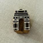 India Gate Monument Block Print Stamp | Architectural Hand-Carved Wood Block for Fabric, Clay, Paper |Custom Landmark Stamps