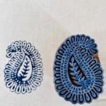 Paisley Mandala Wooden Block Stamp | Indian Hand-Carved Stamp for Fabric Printing, Pottery, Journals & Crafts | Floral Boho Design