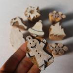 Christmas Wooden Printing Block Set | Handmade Indian Wood Stamps for Fabric, Paper & Clay