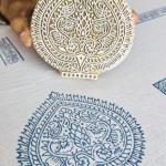 Intricate Wooden Block Stamp | Traditional Indian Paisley and Floral Motif for Textile & Paper Printing