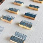 Floral Border Wood Block Stamp Set (5 Designs) | Hand-Carved Indian Wood Printing Blocks for Fabric, Clay, Paper | Ethnic Borders and Motifs