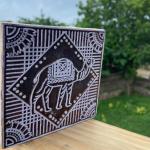 Hand crafted Wooden Camel Block Print Stamp for Fabric, Paper & Craft Handmade Sheesham  Wooden Block Stamp Squre Shap Camel block Stamp