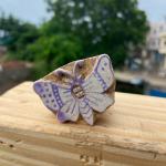 Handmade Butterfly Wooden Block Stamp – Set of 5 Hand Made Block Paper & Fabric Print Stamp Handmade Sheesham Wooden Block Print Stamp