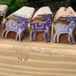 Pack of 5 Hand-Carved Wooden Deer Block Prints Hand Made Block Paper & Fabric Print Stamp Handmade Sheesham Wooden Block Print Stamp