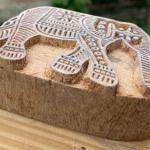 Elephant Motif Wooden Block – Hand crafted Printing Stamp for Fabric & Craft Handmade Sheesham Wooden Block Paper And Fabric Print Stamp