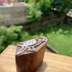 Pack of 5 Hand-Carved Animal Design Wooden Block Prints Handmade Block Paper & Fabric Print Stamp Handmade Sheesham Wooden Block Print Stamp