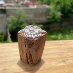 Hand-Carved Wooden Leaf & Floral Block Prints Handmade Block Paper, Fabric Print Stamp