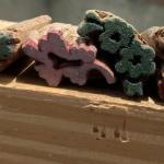 Pack of 5 Miniature Wooden Block Stamps – Hand carved Floral Motifs for Crafts & Fabric Printing Hand Made Sheesham Wooden Block Print Stamp