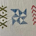 Geometric Wooden Block Stamp Set | Handcarved Indian Printing Blocks for Fabric, Clay & Paper Crafts